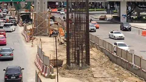 วางคานแยกเกษตร สะพานเสร็จ ก.ย.นี้