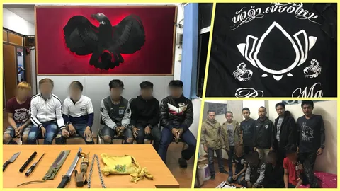 ล่าแก๊งโฉดเชียงใหม่ โจ๋ไทใหญ่ โหด ไล่ฟันด้วยซามูไรกลางถนน (คลิป)