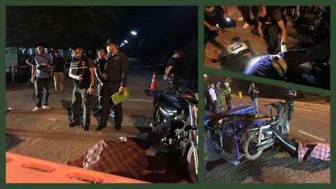 2หนุ่มซิ่งบิ๊กไบค์ กระหน่ำยิงเจ้าของตลาดนัดยะรัง ดับสยองคาถนน