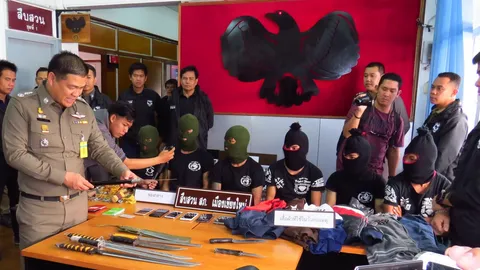 ตร.เชียงใหม่ จับแก๊งบัวดำ ได้โจ๋ไทใหญ่ 7 คน เหตุทำร้ายชาวบ้านสาหัส