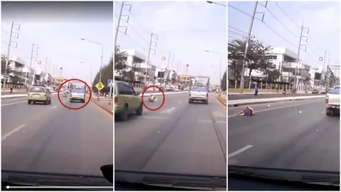 เศร้า! ยายข้ามทางม้าลายหน้า รพ.สระแก้ว ถูกกระบะชนกระเด็นเสียชีวิต (คลิป)