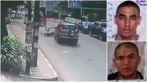 อุกอาจกลางสมุย คลิปนาทียิวคลั่ง! ขับรถชน จยย. ไม่หนำใจไล่แทงซ้ำ (คลิป)