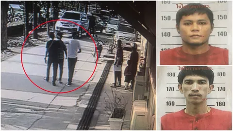 ดอดมอบตัวตำรวจ 2 ผู้ต้องหาปืนจี้อุ้มพ่อแม่ลูก เร่งออกหมายจับอีก 2