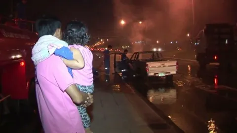 หนุ่มสามพรานเศร้า กระบะมือสองเพิ่งซื้อ ขับมาไฟไหม้เครื่องโชคดีหนีทัน