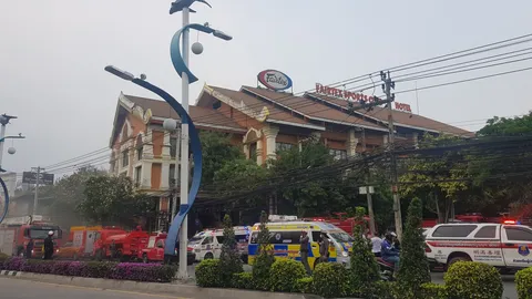 ไฟไหม้ห้องเซาน่าโรงแรมแฟร์เท็กซ์ แขกเหรื่อหนีโกลาหล เสียหายนับล้าน