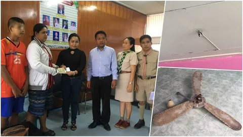 สั่งถอดรุ่นเก่าออกหมด! หน่วยงานรุดช่วยเด็ก ป.6 ถูกพัดลมเพดานตกใส่