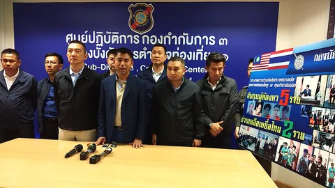 รอง ผบช.ทท. แถลงผลการบุกช่วยคนไทยที่มาเลเซีย