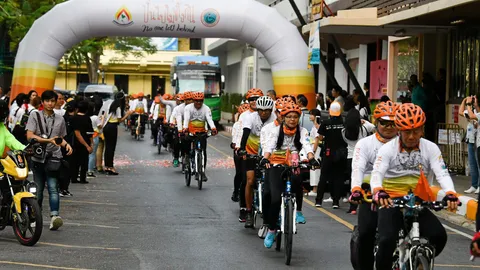 ‘ตาบอด’ ถีบสองล้อหาทุน 67ล้าน! สร้างศูนย์ฝึกอาชีพ ‘คนพิการอาเซียน’