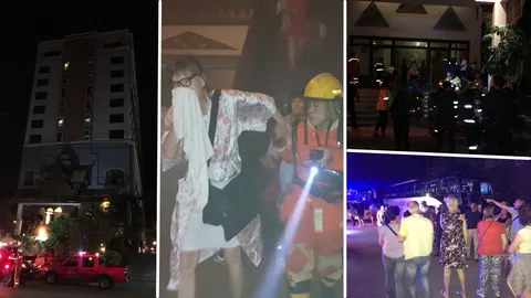 นักท่องเที่ยวหนีตายอลหม่าน ไฟไหม้ห้องครัวโรงแรม กลางเมืองเชียงใหม่