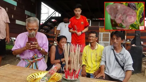 ฮือฮา ควายธนู สำนักสักยันต์อาจารย์ดัง คอหวยเซียมซีขอเลข (คลิป)