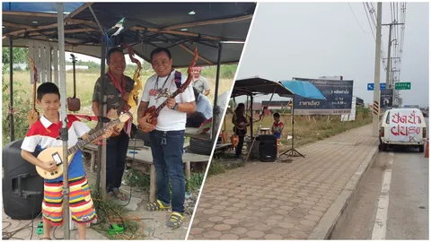 หนุ่มอีสานยึดถนน! ดีดพิณ-ขายที่ปัดน้ำฝน เปิดสอนฟรี จนมีลูกศิษย์นับ100