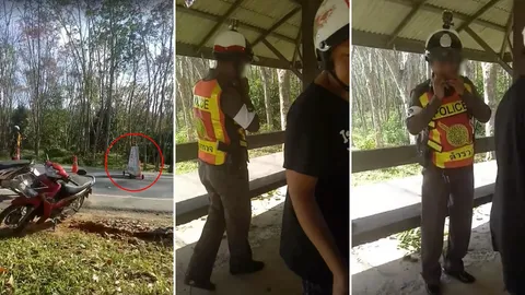 จ่ายตรงนี้ไม่เขียนใบสั่ง! สาวโพสต์คลิปตำรวจเรียกปรับคนละ 100 บาท