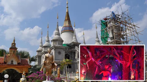 ทัวร์ลำปางวันหยุด เที่ยววัดสันตินิคม ดูสวรรค์-นรก เพื่อคนละอายต่อบาป