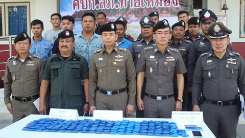 ค้นโต๊ะสนุ้กพังงา รวบเอเย่นต์ ยึดยาบ้า 4 หมื่นเม็ด จ่อส่งลูกค้าภูเก็ต
