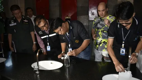 ผลตรวจอ่าง ‘ธาราวดี’ ย่านพัฒนาการ ยังไม่ชัดลักลอบใช้น้ำบาดาล