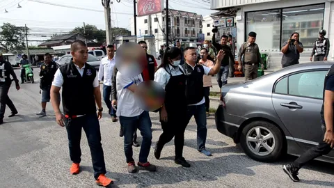 ตร.ลพบุรีทำแผนไอ้หม่องล็อกคอสาวเซเว่น สารภาพทำเพราะ 'เธอปันใจ'