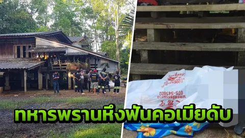 ทหารพรานหึงโหด ลางานกลับบ้าน คิดว่าเมียมีชายอื่น คว้าขวานสับคอดับสยอง