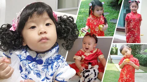 ก่อนหมดตรุษจีน ส่องลูกคนดังหมวย-ตี๋ ใส่ชุดจีนน่ารักเห็นแล้วอมยิ้ม