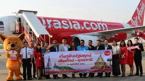 ไทยแอร์เอเชีย เปิดเที่ยวบินเชียงใหม่-อุดรธานี เชื่อมอีสานกับล้านนา