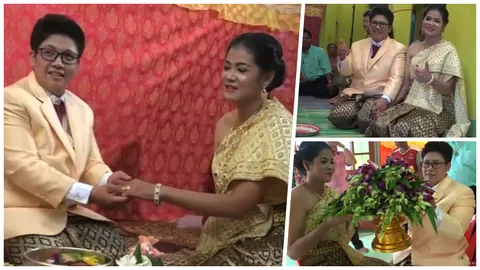 ฮือฮา หญิงแต่งหญิง เจ้าบ่าว 41 เจ้าสาว 21 ดูใจ 3 ปี มีความสุขสุดๆ  