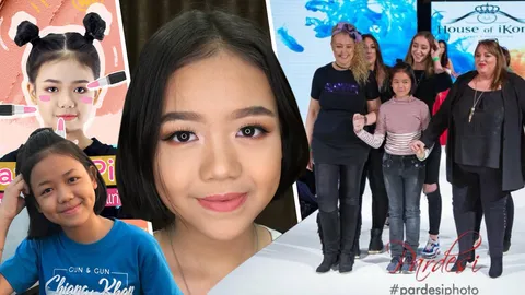 แบบนี้ต้องแชร์! น้องแพรพาเพลิน ช่างแต่งหน้าวัย 11 โชว์ฝีมือลอนดอนแฟชั่นวีค