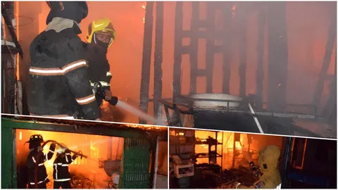 ไฟไหม้ชุมชนแออัด หลังวัดคูหาสวรรค์ฯ บ้านวอด 20 หลัง