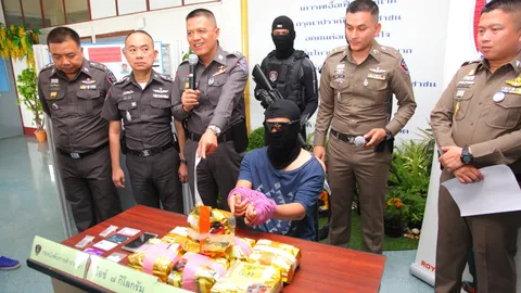 ตร.น้ำรวบแก๊งเวียงป่าเป้า ยึดไอซ์7กก. ส่งผ่านบริษัทขนส่ง มารับปลายทาง