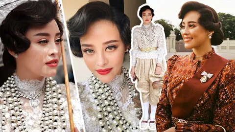 สวยโลกตะลึง! หน้า ผม ชุดไทย ‘แพรี่พาย’ แต่งเต็มหัวจรดเท้า งานอุ่นไอรักฯ