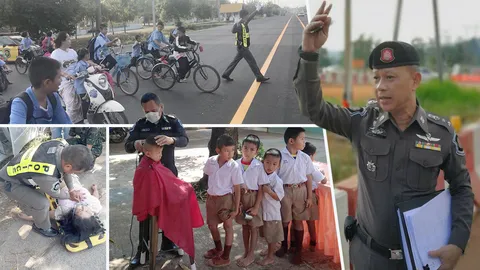 'ซึ้งน้ำใจชาวบ้าน' ผู้การฯทางหลวง สุดปลื้ม ทำดีมีคนเห็น ให้กำลังใจผ่าน1193