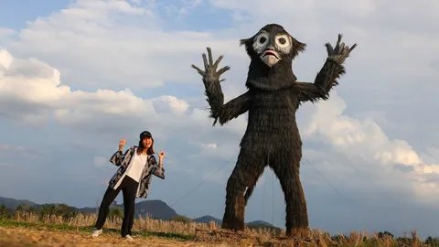 สัตว์ยักษ์โผล่ ... กลางเมืองเลย