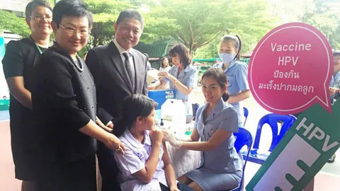 รัฐให้บริการฉีดวัคซีนเอชพีวีฟรี เด็กหญิงทั่วประเทศ ป้องกันมะเร็งปากมดลูก