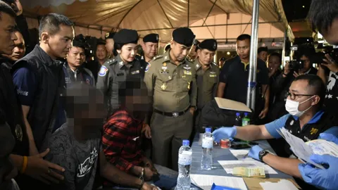 'บิ๊กโจ๊ก' นำกำลังตร.ท่องเที่ยว ปิดล้มตรวจค้น กลุ่มคนผิวสี ซอยคาวบอย 