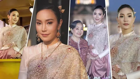 งามนะออเจ้า! ซูมแฟชั่นชุดไทย ‘เมย์ พิชญ์นาฏ’ สวยเป๊ะปังในลุคแม่หญิง