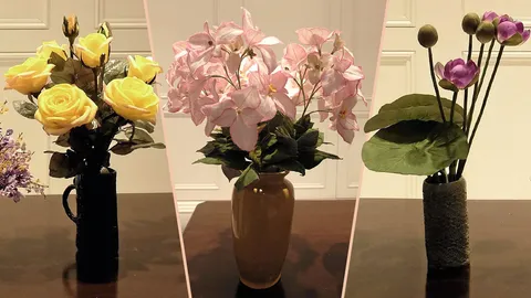 ดอกไม้ประดิษฐ์จากผ้า จำลองแบบดอกไม้ไทยที่ใกล้สูญพันธุ์ 