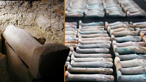 พบสุสานโบราณทางตอนใต้ กรุงไคโรในอียิปต์ (คลิป)