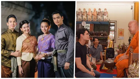 ดังจริงนะออเจ้า หมื่นเรืองกราบอาจารย์แดง คนแห่เที่ยวตามรอย ‘การะเกด’