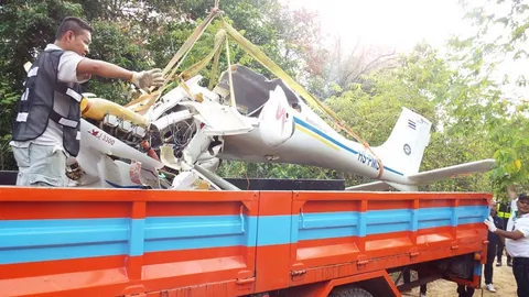 สุดเศร้า ผวจ.ภูเก็ต นำรดน้ำศพกัปตัน-ย้ายเครื่องบินเล็กเก็บที่เทคนิคถลาง