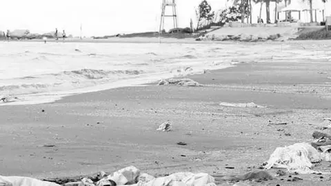 "หาดในยาง" ขยะเกลื่อน เกรงกระทบการท่องเที่ยว ฝากเจ้าหน้าที่ช่วยดูแล