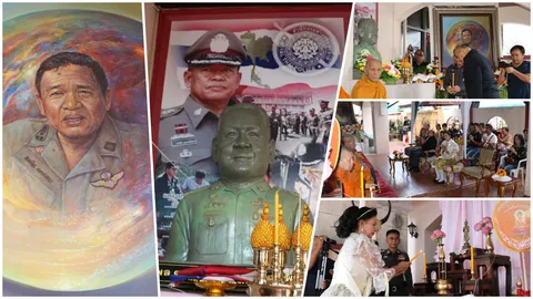 รำลึก 8 ปี 'จ่าเพียร' วีรบุรุษเทือกเขาบูโด ครอบครัวจัดทำบุญใหญ่