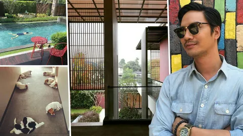 น่าอยู่มากๆ เปิดบ้าน 'น็อต วรฤทธิ์' สวยหรู มีสไตล์