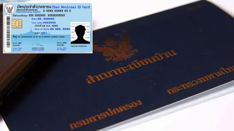บัตรประชาชนและทะเบียนบ้าน