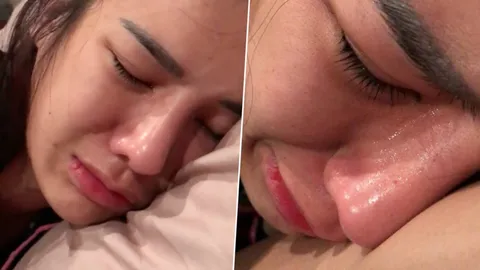 หนุ่มมึนตึ้บ! แฟนตื่นร้องไห้น้ำตาท่วม อารมณ์ค้างฝันว่าถูกนอกใจ (คลิป)