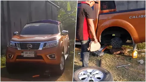 คุ้มค่า! มือดีกรีดยางกระบะแบนราบ โชเฟอร์ไม่พลาดซื้อทะเบียนได้กำไรชัดๆ