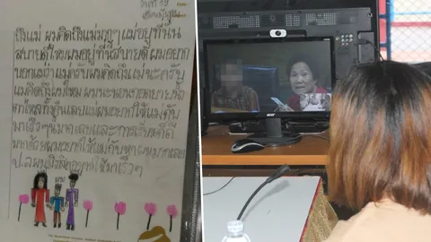 เจอหน้าแล้ว! 'มิวสิค' วิดีโอคอนเฟอเรนซ์คุยแม่ ถูกขังที่คุกยะลา