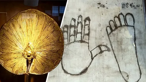 ชมของหายาก ตาลปัตร-รอยมือเท้า ครูบาศรีวิชัย นักบุญแห่งล้านนา