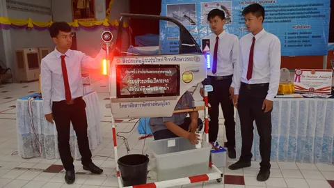 เด็กเมืองสองแควเจ๋ง! ประดิษฐ์ระบบเปิดกระจกอัตโนมัติเมื่อตกน้ำ