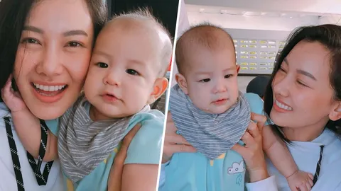 เผื่ออยากจะมีเองบ้าง! นุ่น-วรนุช กำลังหลง น้องดิน ลูกชาย พ่อกัปตัน-ภูธเนศ เป็นอย่างมาก