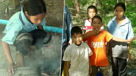 พ่อ 4 พี่น้องสู้ชีวิต โผล่ขอบคุณผู้ใจบุญ ยันไม่แตะต้องเงินบริจาค