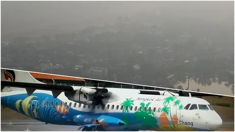 หมอกควันแม่ฮ่องสอน กระทบเครื่องบินไป-กลับเชียงใหม่ ลดเหลือวันละเที่ยว