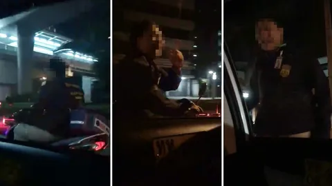 ร้อนทั้งคู่คงไม่จบ! หนุ่มโพสต์คลิปแท็กซี่ถูกมอเตอร์ไซค์เปิดไซเรนหาเรื่อง